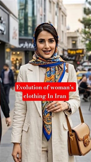 How Women’s Fashion Changed In Iran #shorts #trending #viral #history