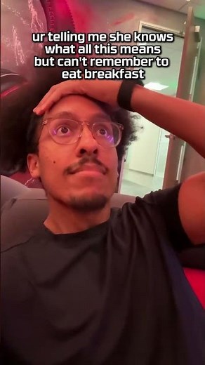 then she wonders why she has a headache 🥲