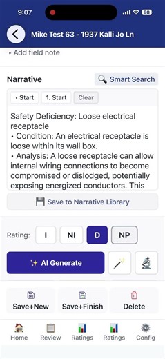Mobile UI AI Narrative Generator