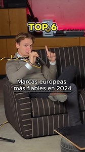 Las marcas europeas más fiables en 2024