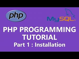 PHP Programming Tutorial Part 1 - PHP and Atom Text Editor Installation