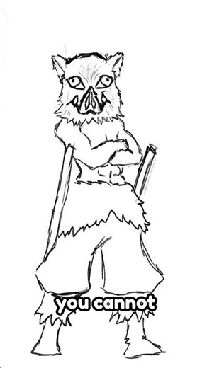 Inosuke is my baby hands off #art #animationart #demonslayer