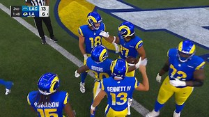 #Rams rookie QB Stetson Bennett had a great #NFL debut, including a TD on his first drive. 17 of 29 passing, 191 Yards, 1 TD, 0 INTs. | CBS Sports