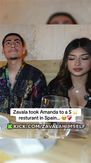 Zavala took Amanda to a 5 ⭐️ resturant in Spain… 🥹❤️‍🩹 #amandasolis #zavala