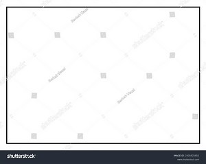 Simple Line Rectangle Rectangle Shape Can Stock Vector (Royalty Free) 2435925851 | Shutterstock