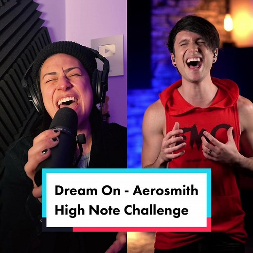Dream On High Note Challenge - Singing Duo Challenge