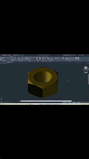 AutoCAD 2022 ile 3D Somun Çizimi | Adım Adım 3D Modelleme Eğitimi