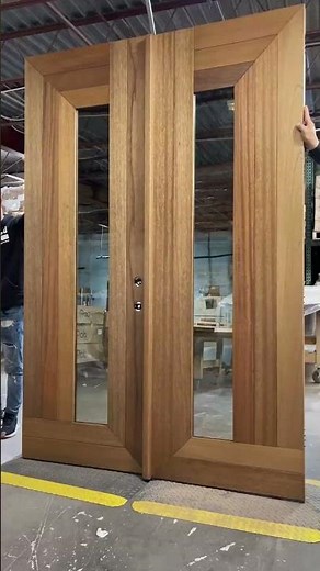 Entwinara Artistic Lite Double Door Review | Mid Century Modern Entry Doors