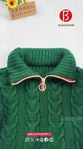 A turtleneck sweater with a slit in the middle is both stylish and versatile.