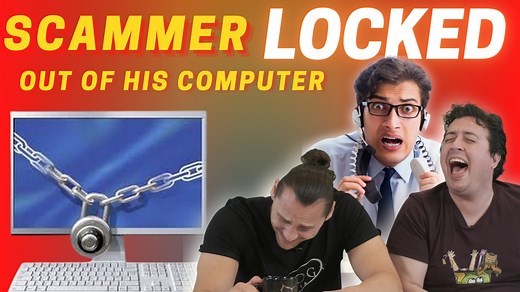 For Videos Like This --> https://www.youtube.com/c/TrilogyMedia/ Watch as we hack this scammer's computer and lock him out of it forever! | Trilogy Media