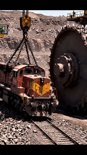 Locomotive crushing wheel. #ai #aipowered #railway #railroad #railtravel #railfans #train #trainspotting #trainphotography #amtrak #trainlovers #usrail #eurostar #JR | Bayu Santoso