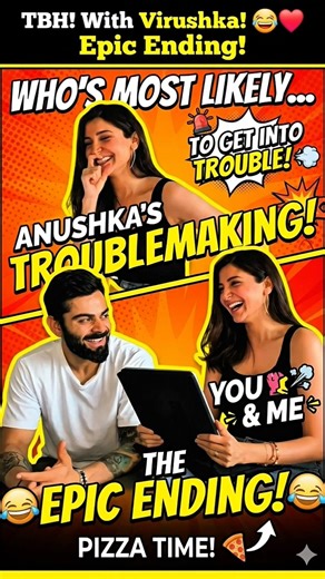 “Rapid Fire Game with Virushka 😂 Honest answers only 😂 #viratkohli #anushkasharma #virushka