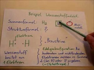 Einführungsvideo Strukturformeln (Lewisformeln), Oktettregel