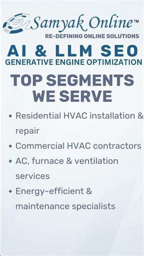 AI & LLM SEO Agency for HVAC Companies & Climate Control Services