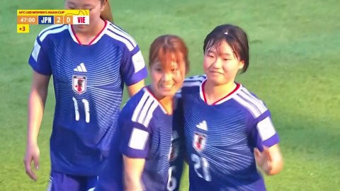 Japan defeat Vietnam 4-0 to reach semis at AFC U20 Women's Asian Cup