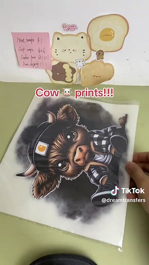 Cute Cow Prints for DIY Shirts