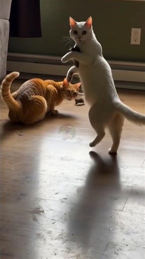 Funny Cat Jumping While Chasing a Mouse#viral#shorts#trending#viralvideo#viralshorts#cat#Mickeymouse