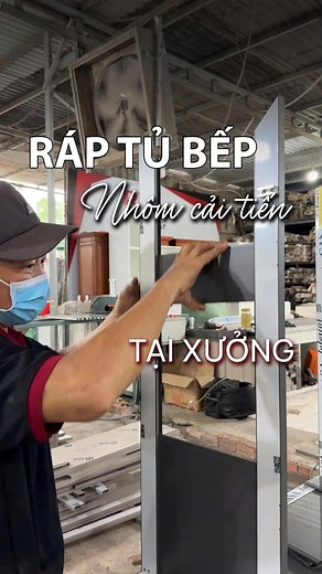 24K views · 190 reactions | Lắp ráp module tủ bếp nhôm cải tiến nhanh...