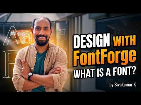Design With FONTFORGE | 02 - What Is A Font? | AiDesigN