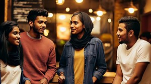 生成されたAi 友達 グループ - Free video on Pixabay