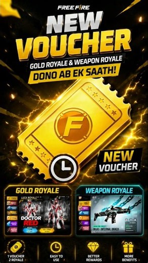 FREE FIRE Gold Vault Voucher OP Rewards 😳