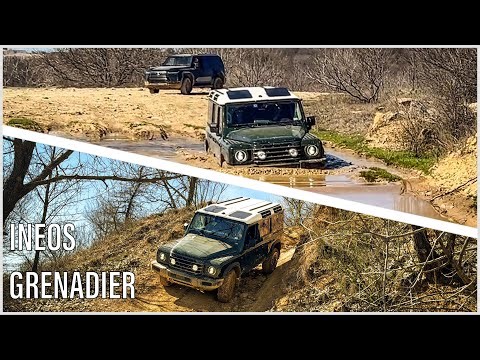 Off-roading in the INEOS Grenadier Fieldmaster