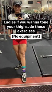 Home workout (no equipment) to help you tone your thighs just in time to wear shorts this summer 💫 Make sure you’re eating in a calorie deficit (eating less calories than you burn) to actually lose the flab your thighs so you can see the muscle you’re building! To figure out your calorie deficit, multiply your goal weight (in lbs) by 10! Follow me for more simple and realistic weight loss tips 💫💚 #tonedlegs #legworkout #homeworkoutsformoms #athomeworkouts #athomeworkoutswork #noequipmentworko