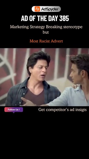 #adoftheday 384 The advert leverages Shah Rukh Khan’s star power to build instant credibility and appeal, positioning Fair & Handsome as the go-to #grooming solution for confident, modern men. It highlights the product’s fairness and brightening benefits through a clear, #aspirational message that connects personal success with enhanced appearance. By targeting young male consumers seeking self-improvement, the campaign drives brand trust, emotional engagement, and strong market differentiation.