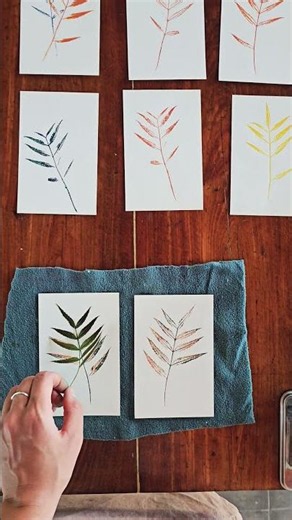 Real Leaves, Handmade Botanical Prints