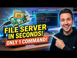 Turn Your Raspberry Pi into a File Server in Seconds (1 Command)