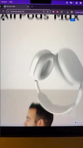 Create a 3D website in seconds | website with text | web development #website #tech #coding #python