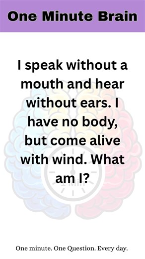 Can you solve this in under 60 seconds? ⏱️🧠 Drop your answer below 👇 Follow @OneMinuteBrain for daily brain teasers & mind-bending riddles!