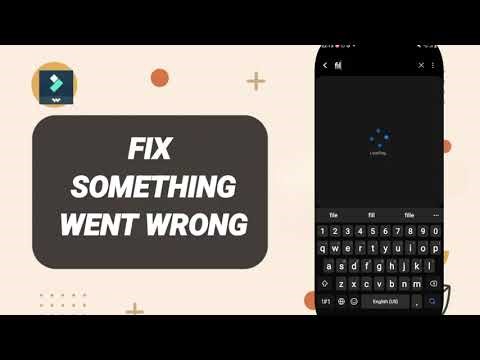 How To Fix And Solve Something Went wrong On Filmora App