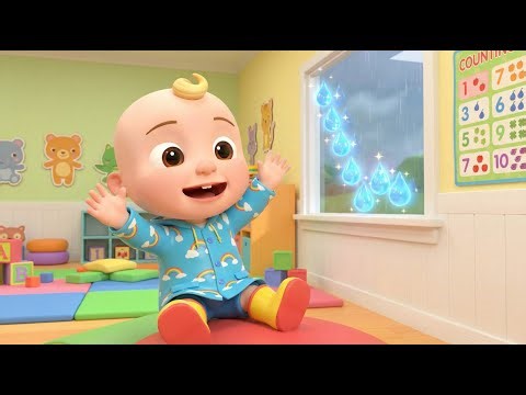 Counting Raindrops on the Window Pane | Fun Counting & Weather Nursery Rhyme for Kids