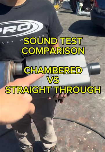 Use this video to help you decide on which muffler would be best for your car or truck! Straight through mufflers allow maximum airflow and have a deep throaty tone, while chambered mufflers give you a classic raspy note despite being a bit more restrictive for high horsepower builds. Premier Wheels & Tires 16102 Pioneer Blvd Norwalk CA 90650 (562) 926-8472 🏎️ - wheels & tires - alignments - lift & leveling kits - catalytic converters - exhaust - basic maintenance Financing 100 days no interest