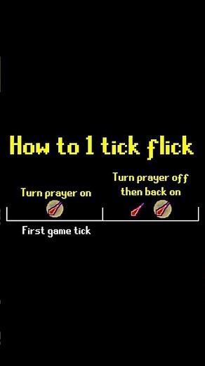 How to Prayer Flick in OSRS #osrstips #gaming #osrs #pvm #shorts
