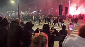 Rioting in Rotterdam over new "corona pass"