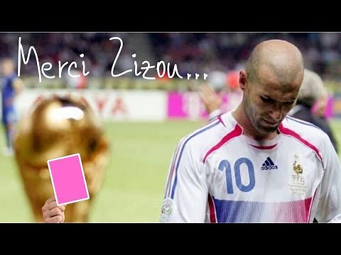 ZINÉDINE ZIDANE, SES 14 CARTONS ROUGES