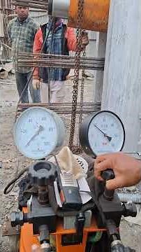 Post Tensioning of Girder