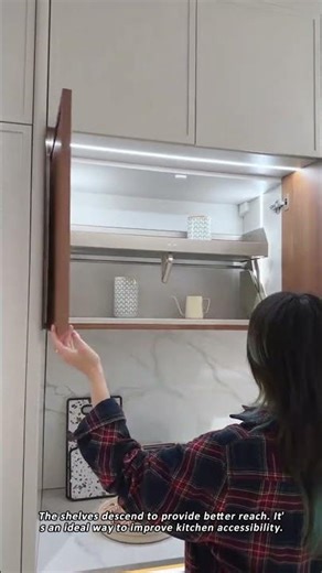 Amazing Pull-Down Systems for Easy Kitchen Cabinet Access
