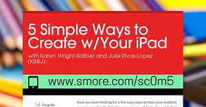 5 Simple Ways to Create w/Your iPad
