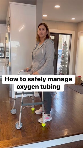 How to safely manage oxygen tubing. Just had a recent surgery? New onset of pain? Or had a decline in mobility and balance? Still struggling? Reach out today to see how we can help. 567-454-1046 or www.vipseniorcarespecialists.com Disclaimer: this is not medical advice. Consult your doctor if you are having pain or mobility limitations. #caregiver #caregivers #caregiversupport #caregivertips #healthcare #health #healthcareworkers #pain #geriatrics #falls #fallprevention #parkinsons #rollingwalke