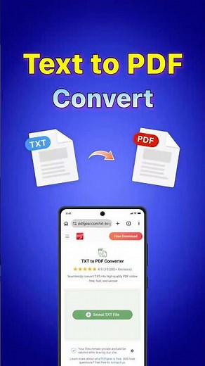 Convert Text to PDF on Any Devices