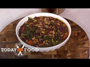 Try this simple bean and kale stew using pantry staples