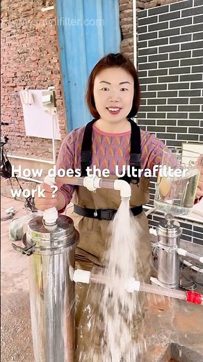 How does the pvdf Ultrafilter work ? #waterpurifier #trends #craft #shorts