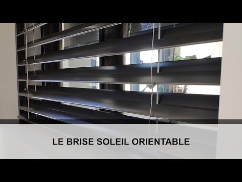 Le brise soleil orientable
