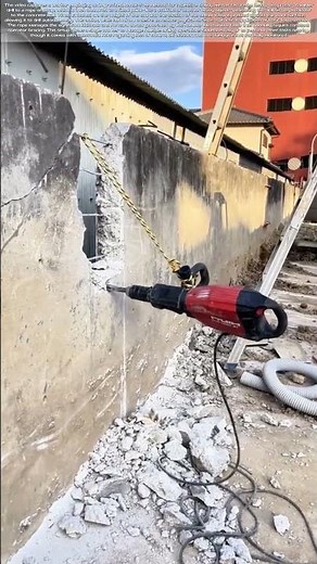 Tethering the Hammer: A Rope's Autonomy in Concrete