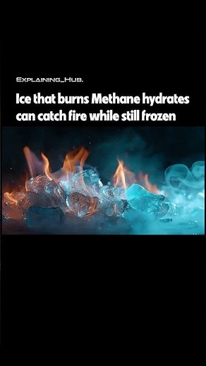 Ice That Burns… While Still Frozen 🔥❄️ #science #facts #shorts