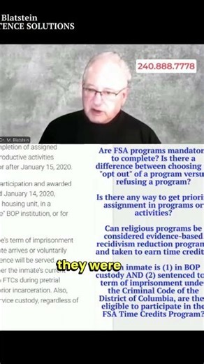 First Step Act - Time Credit Eligibility