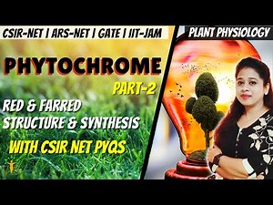 Phytochrome CSIR NET -2 | Sensory Photobiology CSIR NET | Plant physiology CSIR NET PYQ
